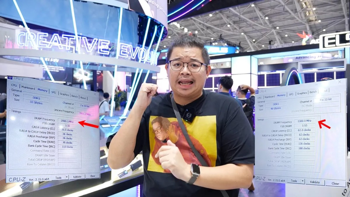 KLEVV มาโหดปล่อยแรม AMD 6000MHz CL26 / แรม Intel OC 10,000MHz l COMPUTEX 2025